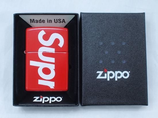 supreme Logo Zippo 確実正規品 シュプリーム ロゴジッポ