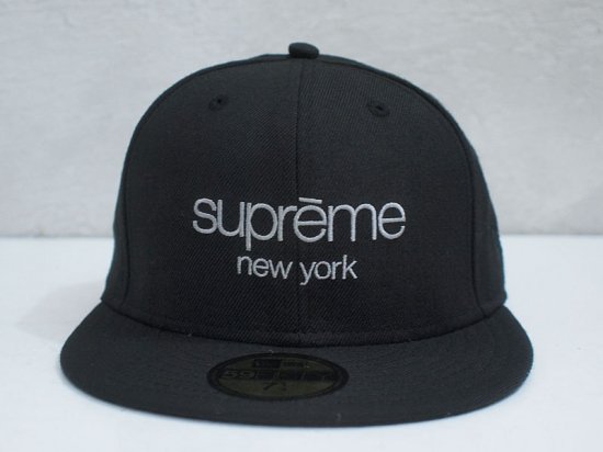 supreme newera classic logo  ブラック