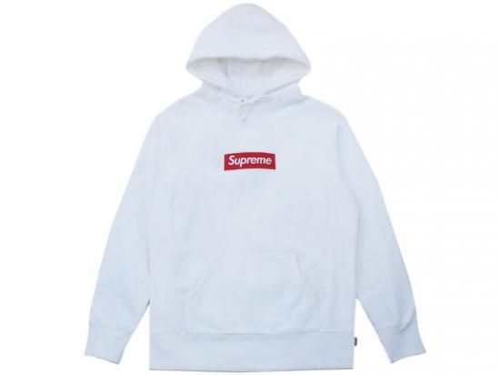 supreme Box Logo Hooded Sweatshirt 白　Ｌ