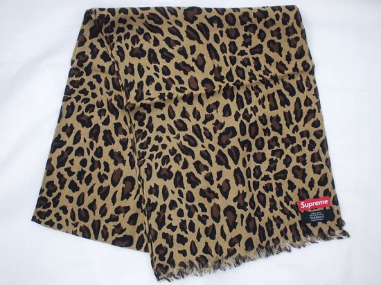 Supreme 'Leopard Scarf'レオパードスカーフ 豹柄 シュプリーム