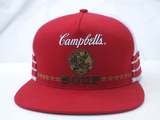 Supreme 'Campbell's 5 Panel Hat'メッシュキャップ キャンベル