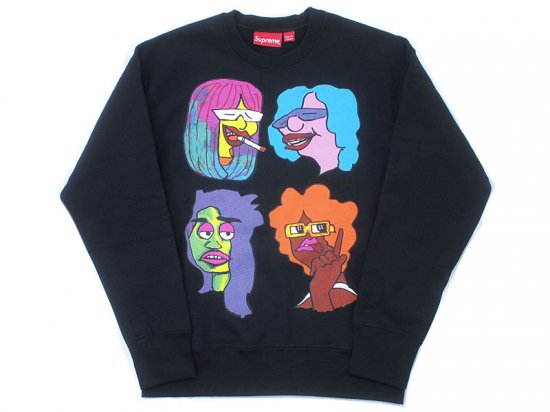 L)Supreme Gonz Heads Sweatshirtスウェットシャツ黒 - www ...