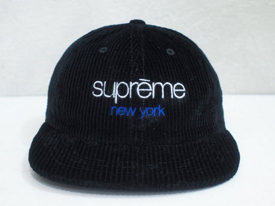 Supreme 'Waffle Cord Classic Logo 6-Panel'コーデュロイ キャップ