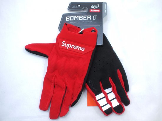 Supreme  Fox Racing Bomber LT Gloves L黒