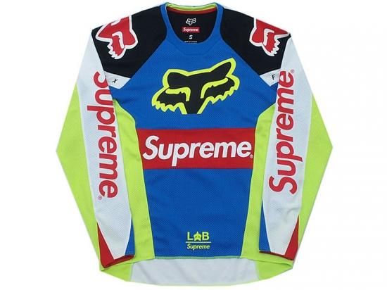 トップス Supreme Fox Racing Supreme Fox Racing Moto Jersey Top Black Men's - SS18 - US
