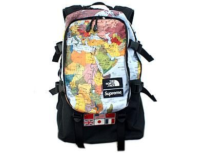 SUPREME シュプリーム 12AW×THE NORTH FACE Medium Day Pack ザノースフェイス コーデュロイ ミディアムデイパック バックパック ネイビー