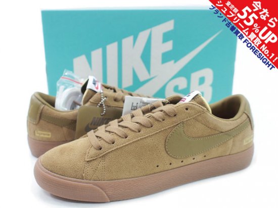 Supreme×NIKE SB 'Blazer Low GT QS'ブレザー 9 27 Tan