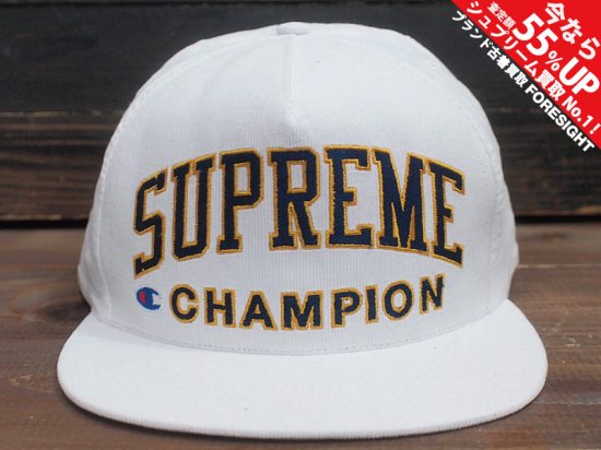 Supreme×Champion '5 Panel Cap'キャップ チャンピオン コーデュロイ