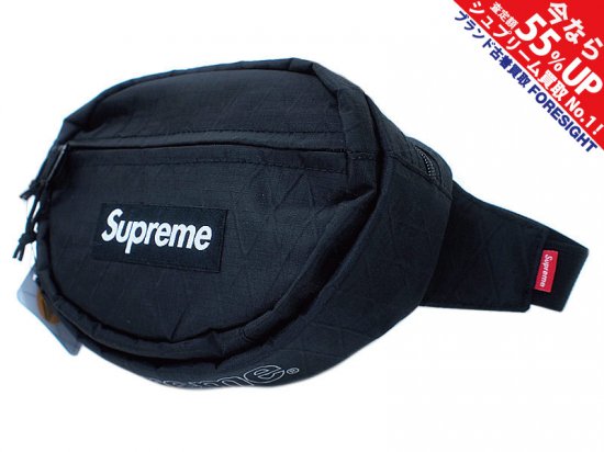 Supreme 'Waist Bag'ウエストバッグ リフレクティブロゴ 黒