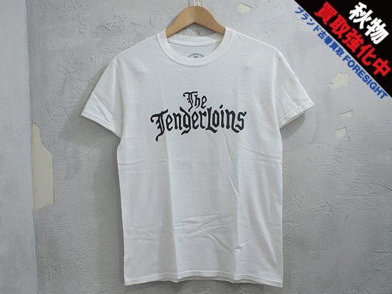 本店限定！ TENDERLOIN 半袖Tシャツ ホワイト バーガンディー L 白