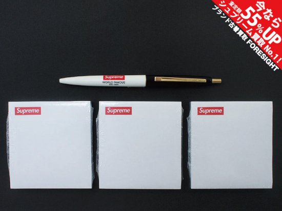 Supreme 'Bic Clic Pen & Post It Notes Set'ボールペン 1本 ポスト