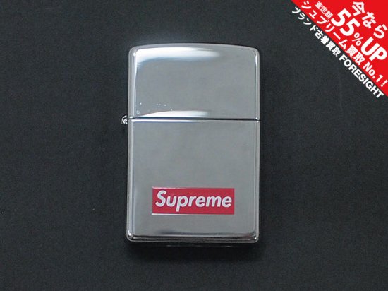 Supreme 'Supreme Zippo'ジッポー ライター 1st シルバー Box Logo