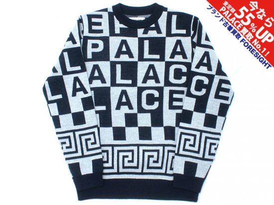 PALACE Skateboards 'CHECK IT KNIT'ニット チェック パレス L