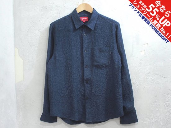 Supreme 'Floral Silk Jacquard Shirt'シルクシャツ ジャガード