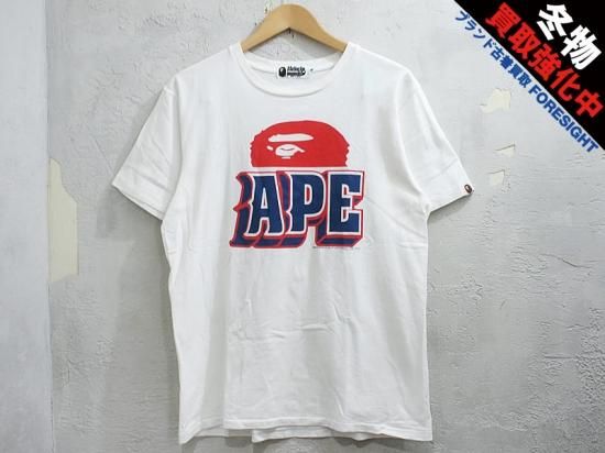 【美品✨】A BATHING APE Tシャツ グレー キラキラプリント 猿 美品✨】A BATHING APE Tシャツ グレー キラキラプリント 猿