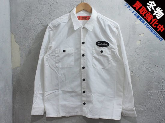 TENDERLOIN 'T-WORK SHT-L'ワークシャツ テンダーロイン 白 ホワイト S 