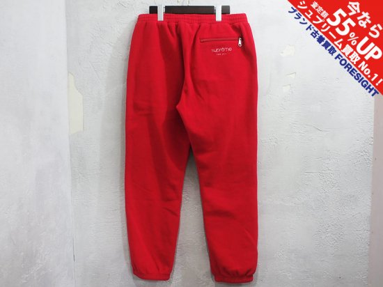 Supreme 'Polartec Fleece Pant'フリースパンツ ポーラテック L 赤