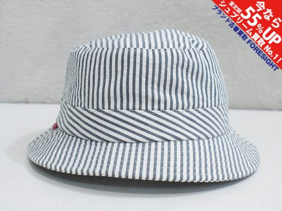 Supreme×Brooks Brothers 'Seersucker Bucket Hat'バケットハット