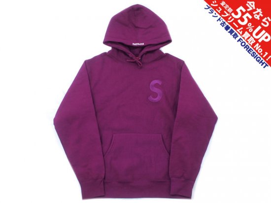 Supreme 'Tonal S Logo Hooded Sweatshirt'プルオーバー パーカー S 