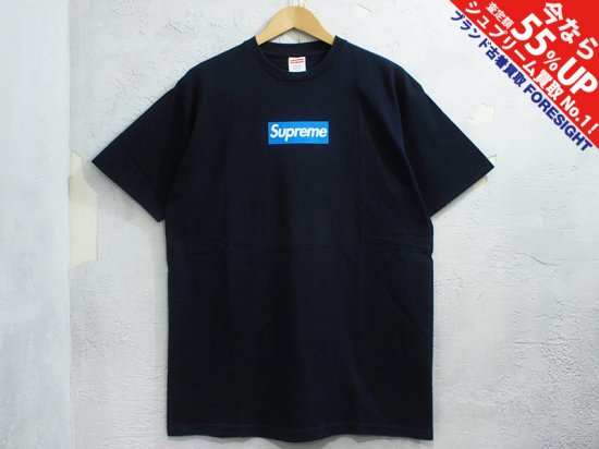 Supreme 'Box Logo Tee'ボックスロゴ Tシャツ 2005年 ネイビー 紺 L