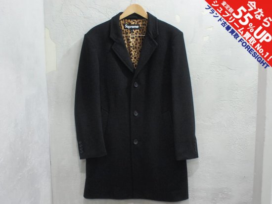 12AW Supreme × Loro Piana Wool Overcoat
