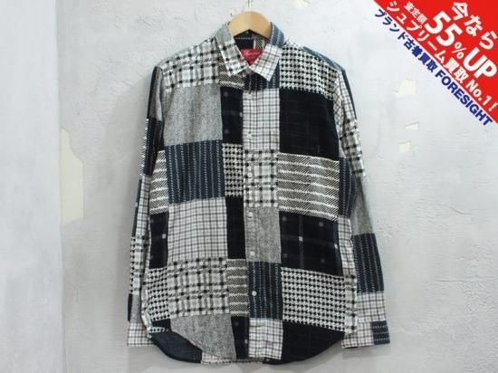 Supreme 'Printed Patchwork Flannel Shirt'フランネルシャツ
