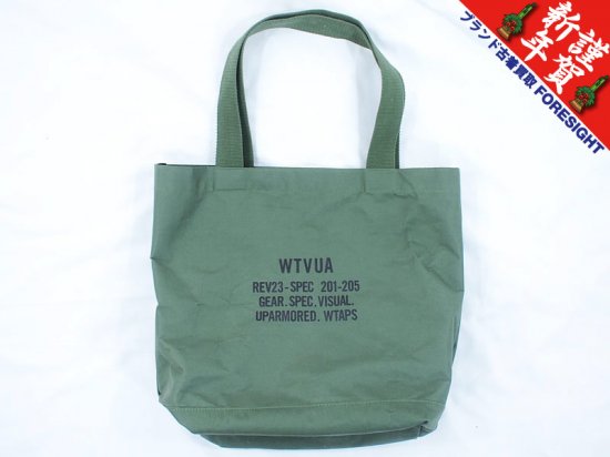 WTAPS ‘TOTE BAG’トートバッグ ダブルタップス オリーブ - ブランド古着の買取販売フォーサイト オンラインストア