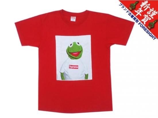 Supreme 'Kermit The Frog Tee'Tシャツ カーミット M 赤 レッド