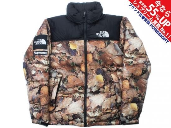 Supreme × THE NORTH FACE ヌプシ ダウンジャケット 枯葉-