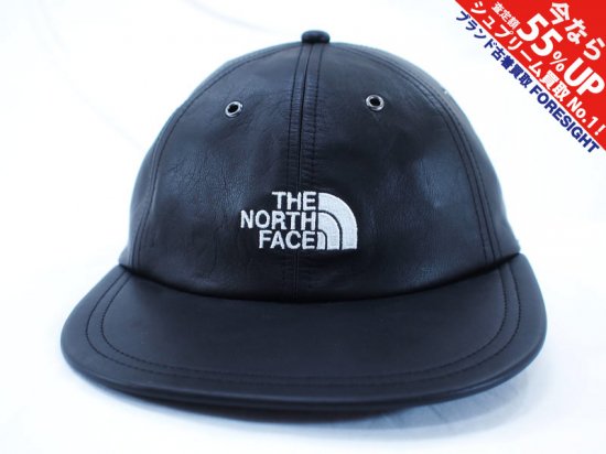Supreme×THE NORTH FACE 'Leather 6 Panel Cap'レザーキャップ 6パネル