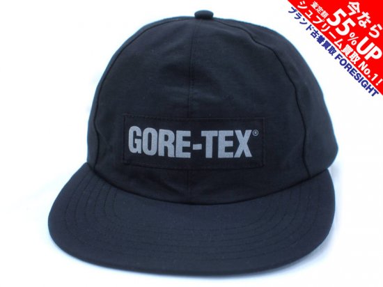 Supreme 'GORE-TEX 6 Panel Cap'ゴアテックス キャップ 黒 ブラック
