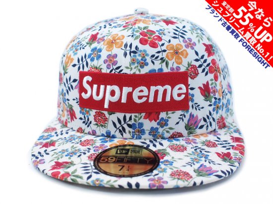 Supreme 'Floral Box Logo New Era'ニューエラキャップ Liberty