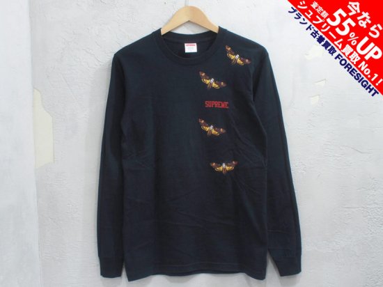 Supreme 'Moth L/S Tee'蛾 長袖Tシャツ ロンT シュプリーム S 黒