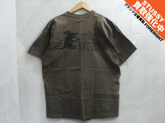 STUSSY 'RAT PATROL'Tシャツ ラットパトロール XL MADE IN USA 80's