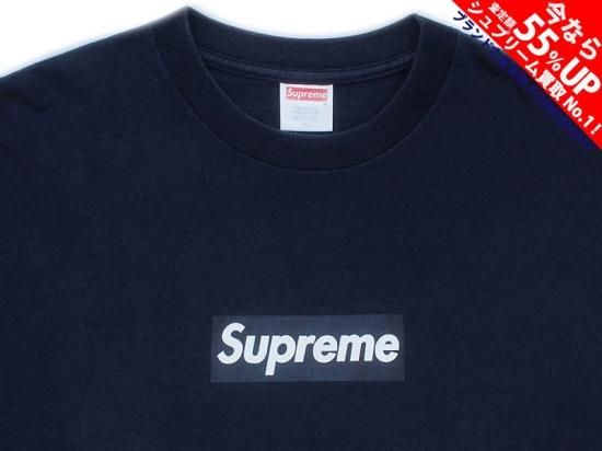 Supreme Box Logo Tee Tシャツ ボックスロゴ Bold Font ネイビー 紺 L シュプリーム ブランド古着の買取販売フォーサイト オンラインストア