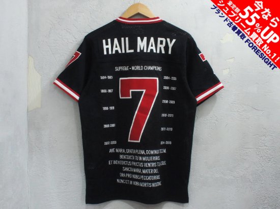 Supreme 'Hail Mary Football Top'フットボールトップ ヘイルメリー 黒 ...