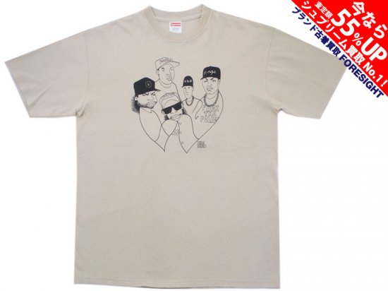 Supreme 'N.W.A. Tee'Tシャツ NWA Ice Cube Eazy-E Dr. Dre MC Ren