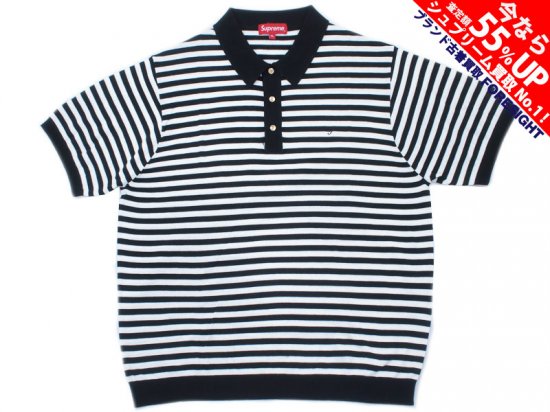 Supreme 'Striped Knit Polo'ニットポロ ストライプ シュプリーム