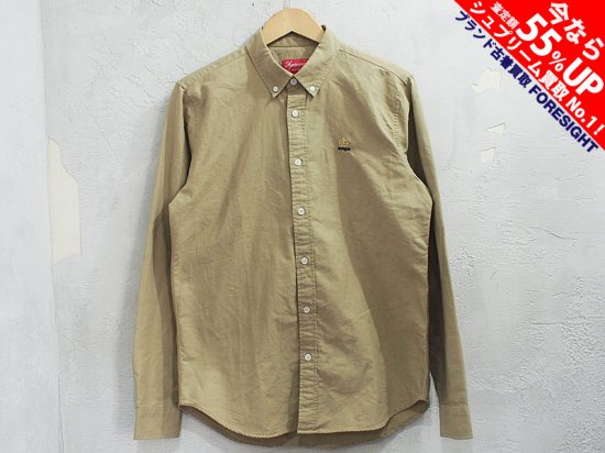 Supreme 'Crown Logo Oxford Shirt'オックスフォードシャツ クラウン