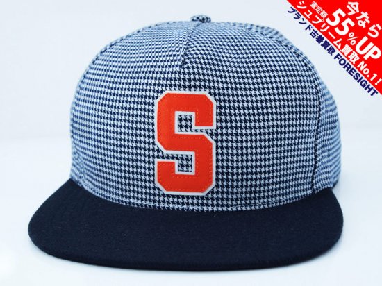 Supreme 'Houndstooth 5 Panel Hat'キャップ ハウンドトゥース 千鳥格