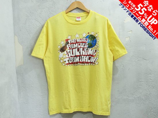 シュプリーム Joe Cool Show Tee グレー L ワールドフェイマス