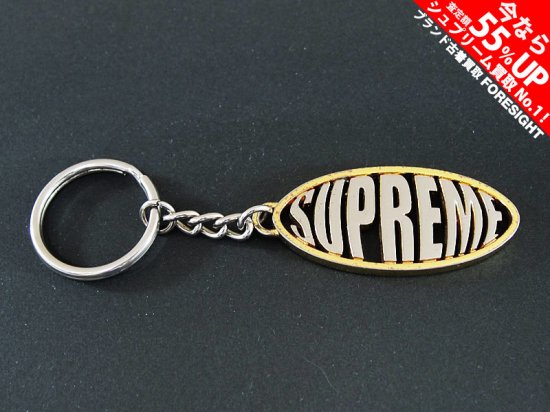 Supreme 'Oval Logo Keychain'オーバルロゴ キーチェーン