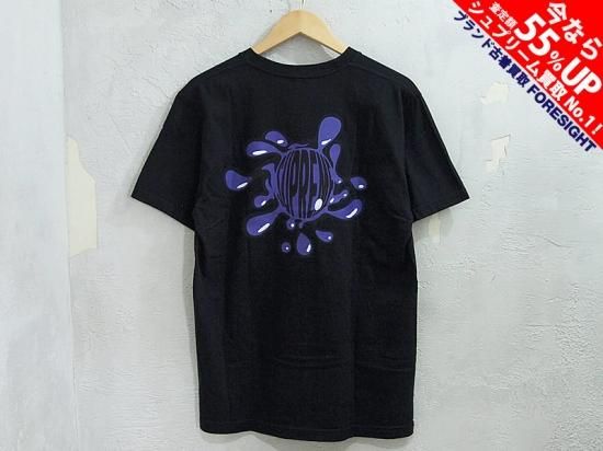 SUPREME シュプリーム splat tee black アメーバ