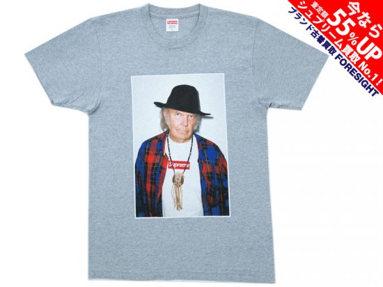 Supreme 'Neil Young Tee'Tシャツ ニールヤング M グレー 灰