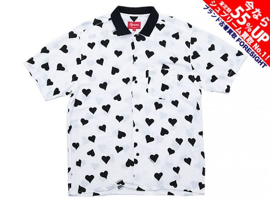 SUPREME Hearts Rayon Shirt s ハート シャツ www.krzysztofbialy.com