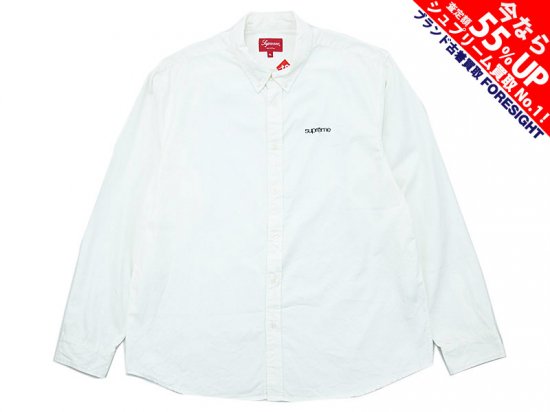 Supreme 'Washed Twill Shirt'ツイルシャツ ウォッシュド シュプリーム