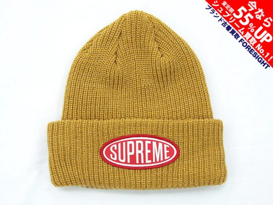 Supreme 'Oval Patch Beanie'ビーニー ニットキャップ オーバルパッチ