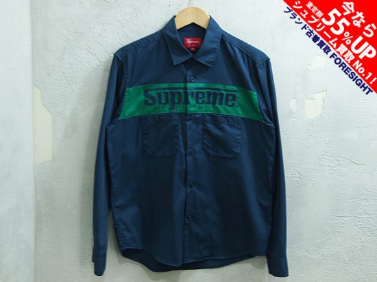 Supreme 'Racing Logo Work Shirt'ワークシャツ レーシング ロゴ ...