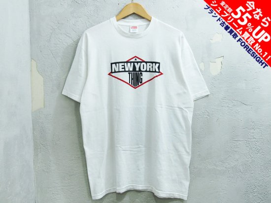 Supreme×aNYthing 'A New York Thing Tee'Tシャツ エニシング 白 