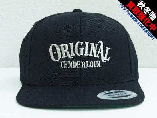 TENDERLOIN 'CAP OT'キャップ スナップバック テンダーロイン 黒